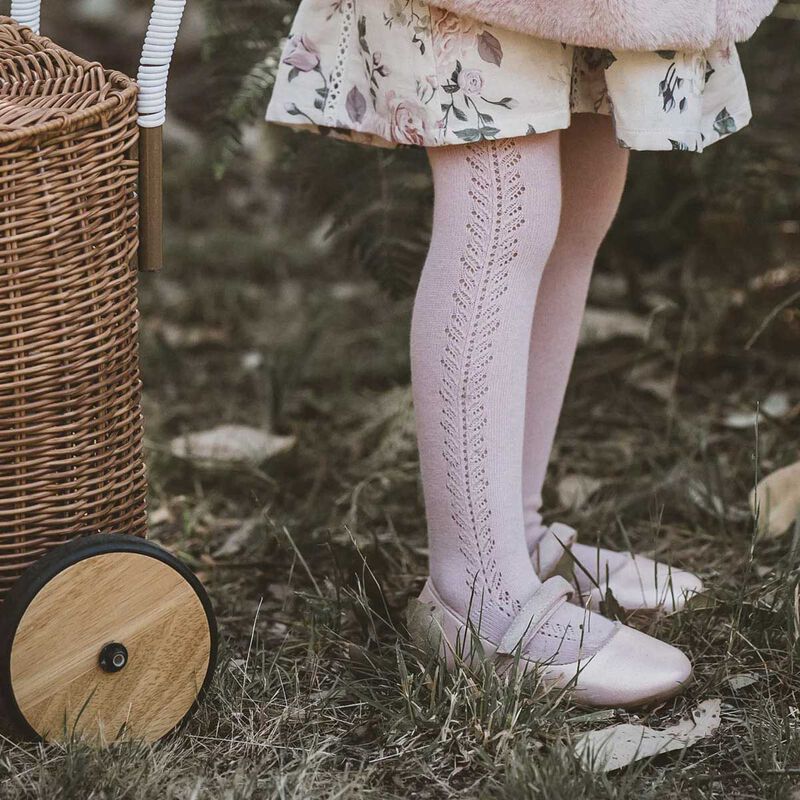 Minihaha Open Work Tights 2-4Y image number 1
